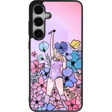Samsung Galaxy S25+ Case Hülle - Silikon schwarz Taylor Swift Sketch - Pink