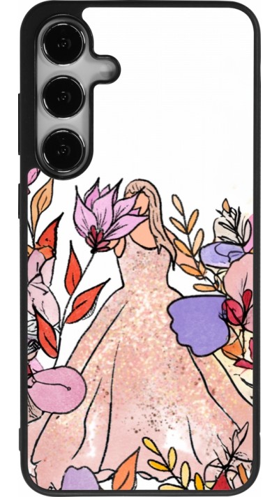 Samsung Galaxy S25+ Case Hülle - Silikon schwarz Taylor Swift Sketch - White