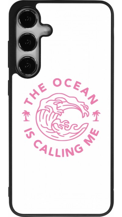 Coque Samsung Galaxy S25+ - Silicone rigide noir The Ocean is calling me