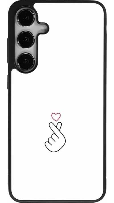 Coque Samsung Galaxy S25+ - Silicone rigide noir Valentine 2024 heat by Millennials