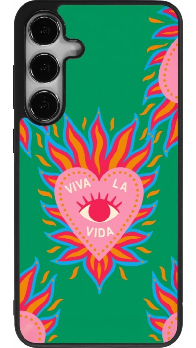 Samsung Galaxy S25+ Case Hülle - Silikon schwarz Viva la vida 2026