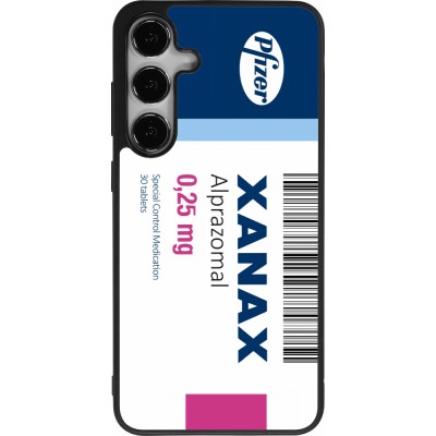 Samsung Galaxy S25+ Case Hülle - Silikon schwarz Xanax Alprazolam 2025