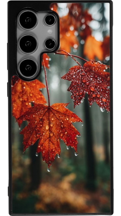 Samsung Galaxy S25 Ultra Case Hülle - Silikon schwarz Autumn 25 Rain