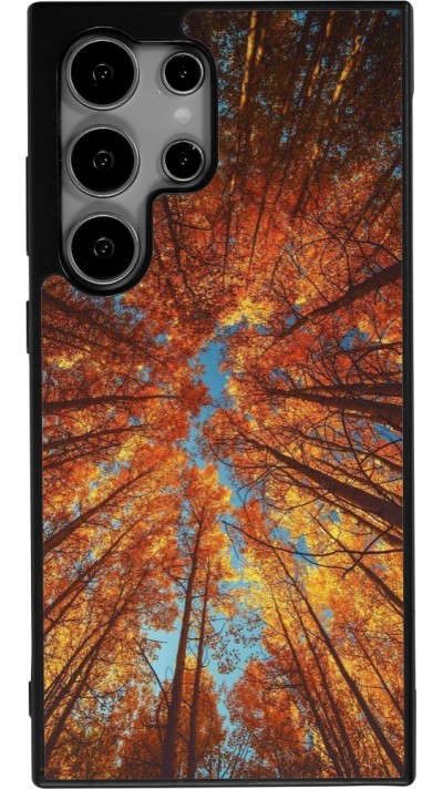 Samsung Galaxy S25 Ultra Case Hülle - Silikon schwarz Autumn 25 Trees