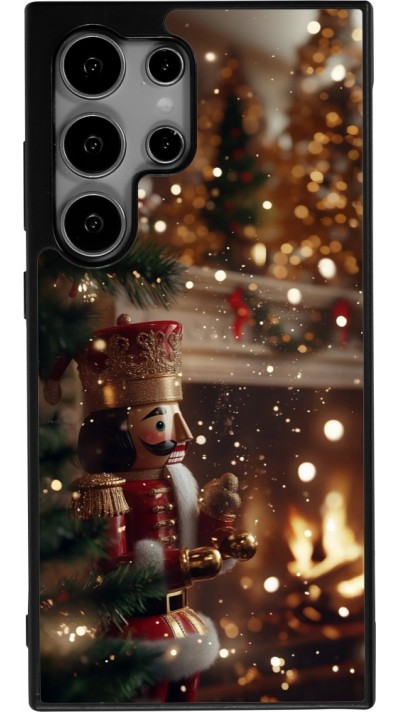 Samsung Galaxy S25 Ultra Case Hülle - Silikon schwarz Christmas 25 Xmas Nutcracker