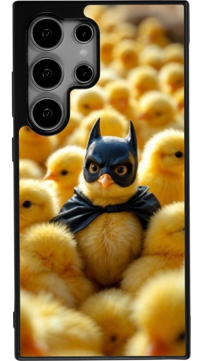 Samsung Galaxy S25 Ultra Case Hülle - Silikon schwarz Easter 2026 Chicken Batman
