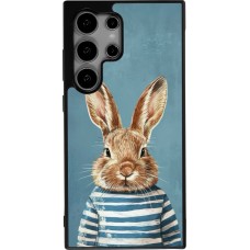 Samsung Galaxy S25 Ultra Case Hülle - Silikon schwarz Easter 2026 Rabbit navy