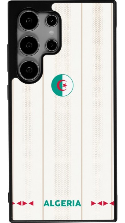 Samsung Galaxy S25 Ultra Case Hülle - Silikon schwarz Algerien 2026 personalisierbares Fussballtrikot