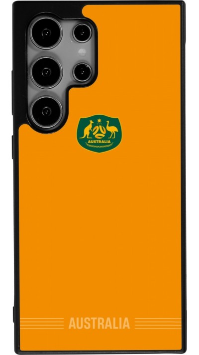 Samsung Galaxy S25 Ultra Case Hülle - Silikon schwarz Australien 2026 personalisierbares Fussballtrikot