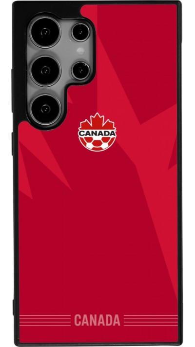 Samsung Galaxy S25 Ultra Case Hülle - Silikon schwarz Kanada 2026 personalisierbares Fussballtrikot
