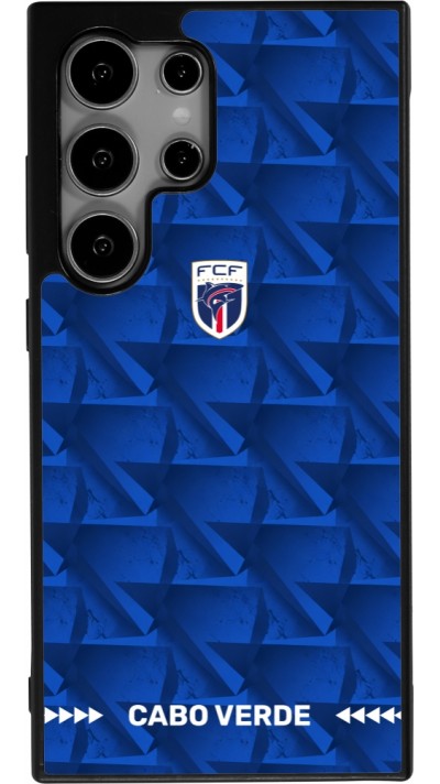 Samsung Galaxy S25 Ultra Case Hülle - Silikon schwarz Kap Verde 2026 personalisierbares Fussballtrikot