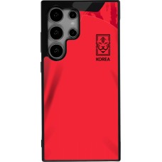 Samsung Galaxy S25 Ultra Case Hülle - Silikon schwarz Südkorea 2022 personalisierbares Fussballtrikot
