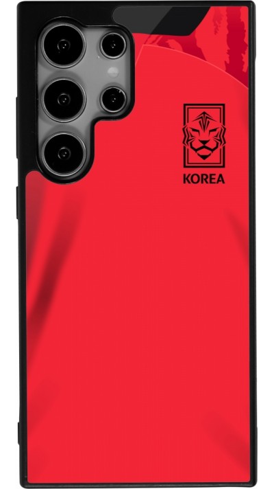 Samsung Galaxy S25 Ultra Case Hülle - Silikon schwarz Südkorea 2022 personalisierbares Fussballtrikot
