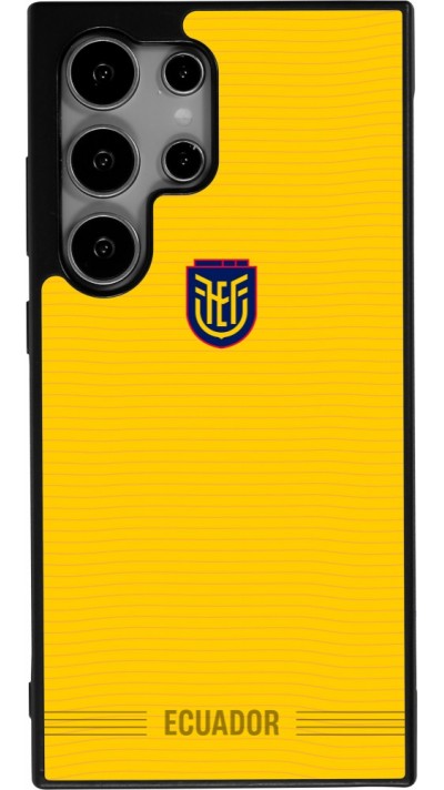 Samsung Galaxy S25 Ultra Case Hülle - Silikon schwarz Ecuador 2026 personalisierbares Fussballtrikot