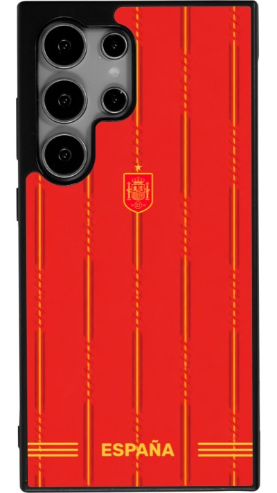 Samsung Galaxy S25 Ultra Case Hülle - Silikon schwarz Spanien 2026 personalisierbares Fussballtrikot