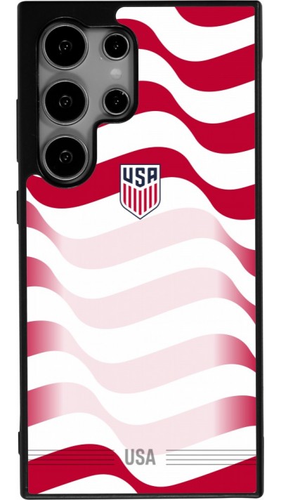 Samsung Galaxy S25 Ultra Case Hülle - Silikon schwarz Vereinigten Staaten 2026 personalisierbares Fussballtrikot