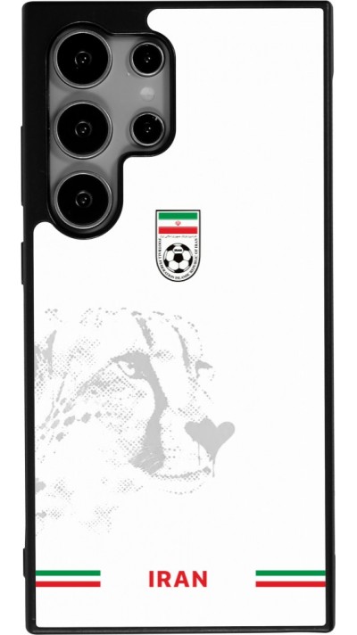 Samsung Galaxy S25 Ultra Case Hülle - Silikon schwarz Iran 2026 personalisierbares Fussballtrikot