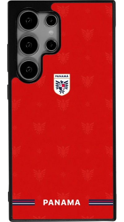 Samsung Galaxy S25 Ultra Case Hülle - Silikon schwarz Panama 2026 personalisierbares Fussballtrikot