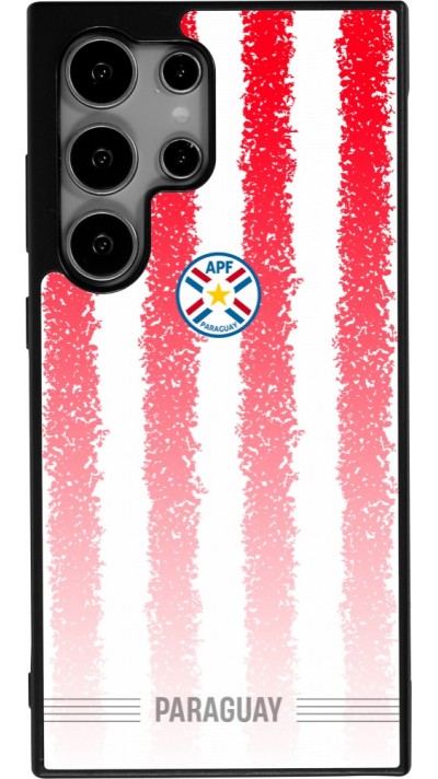 Samsung Galaxy S25 Ultra Case Hülle - Silikon schwarz Paraguay 2026 personalisierbares Fussballtrikot