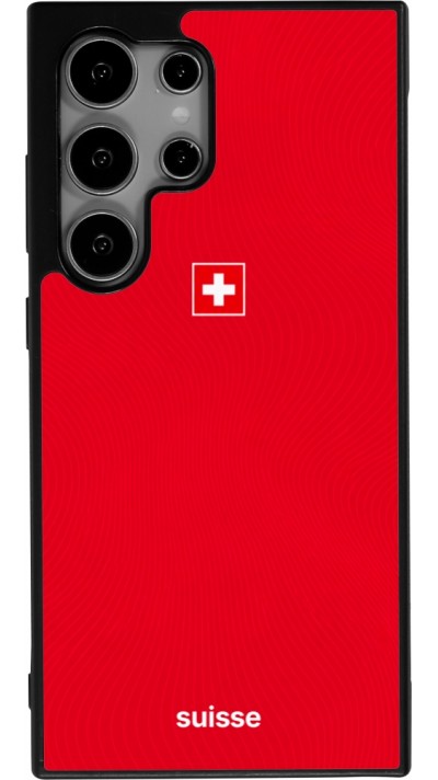 Samsung Galaxy S25 Ultra Case Hülle - Silikon schwarz Schweiz 2026 personalisierbares Fussballtrikot
