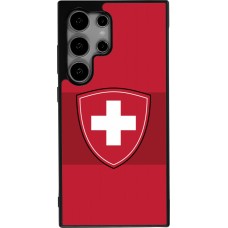 Samsung Galaxy S25 Ultra Case Hülle - Silikon schwarz Hockey World Championship Ecusson Suisse