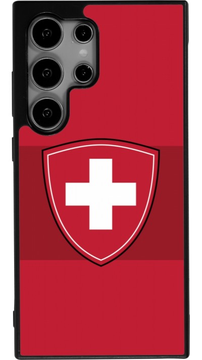 Samsung Galaxy S25 Ultra Case Hülle - Silikon schwarz Hockey World Championship Ecusson Suisse