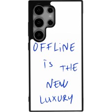 Samsung Galaxy S25 Ultra Case Hülle - Silikon schwarz Offline is the new luxury
