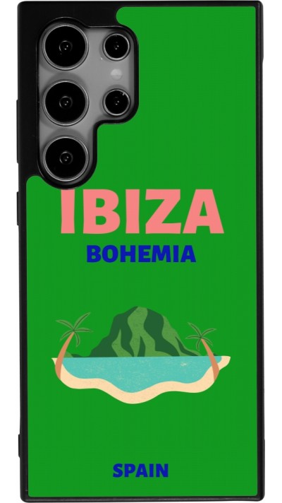 Samsung Galaxy S25 Ultra Case Hülle - Silikon schwarz Pop Summer Destination Ibiza