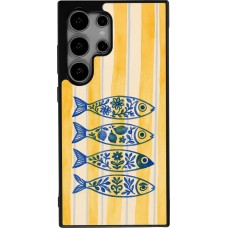 Samsung Galaxy S25 Ultra Case Hülle - Silikon schwarz Portuguese fish 2026