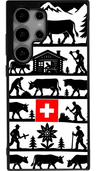 Samsung Galaxy S25 Ultra Case Hülle - Silikon schwarz Poya Schweiz 1
