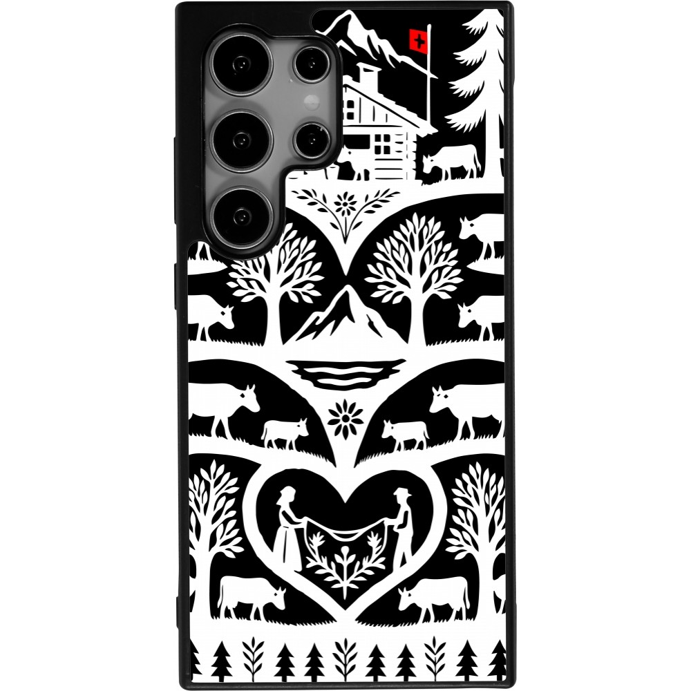 Samsung Galaxy S25 Ultra Case Hülle - Silikon schwarz Poya Schweiz 2 schwarz