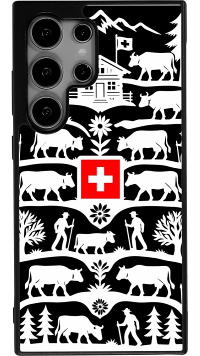 Samsung Galaxy S25 Ultra Case Hülle - Silikon schwarz Poya Schweiz 3 schwarz