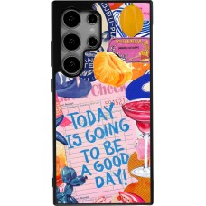 Samsung Galaxy S25 Ultra Case Hülle - Silikon schwarz Preppy Today is Going to be a good day