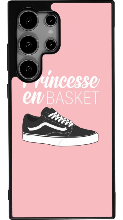 Samsung Galaxy S25 Ultra Case Hülle - Silikon schwarz princesse en basket
