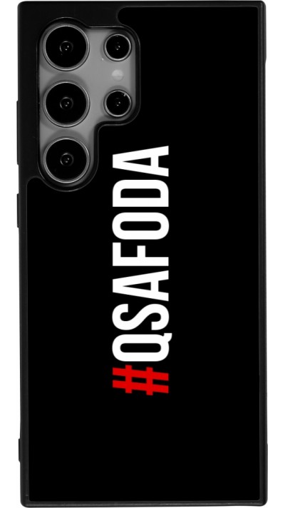 Samsung Galaxy S25 Ultra Case Hülle - Silikon schwarz Qsafoda 1