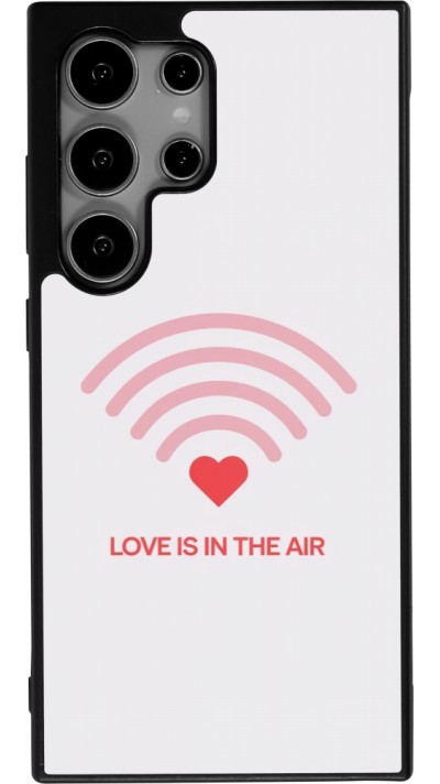 Samsung Galaxy S25 Ultra Case Hülle - Silikon schwarz Saint Valentines Day 26 Love is in the air