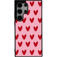 Samsung Galaxy S25 Ultra Case Hülle - Silikon schwarz Saint Valentines Day 26 Pattern heart