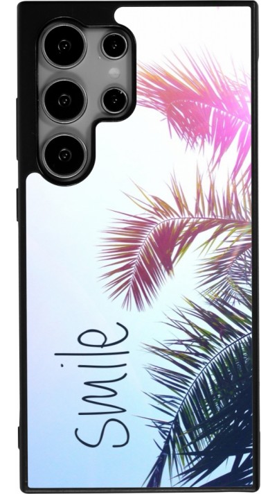Samsung Galaxy S25 Ultra Case Hülle - Silikon schwarz Smile 05