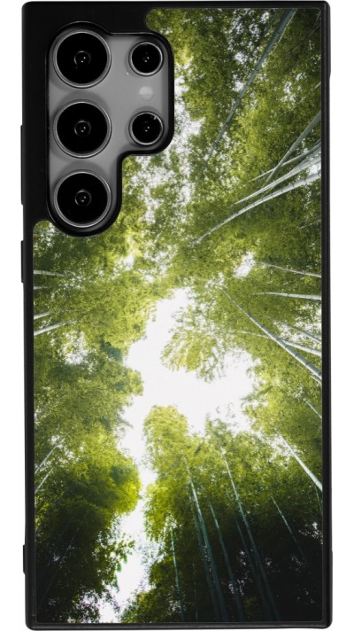 Samsung Galaxy S25 Ultra Case Hülle - Silikon schwarz Spring 23 forest blue sky
