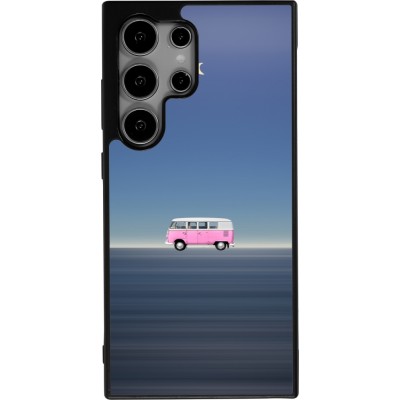 Samsung Galaxy S25 Ultra Case Hülle - Silikon schwarz Spring 23 pink bus