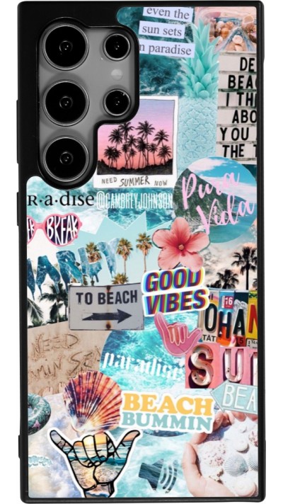 Samsung Galaxy S25 Ultra Case Hülle - Silikon schwarz Summer 20 collage