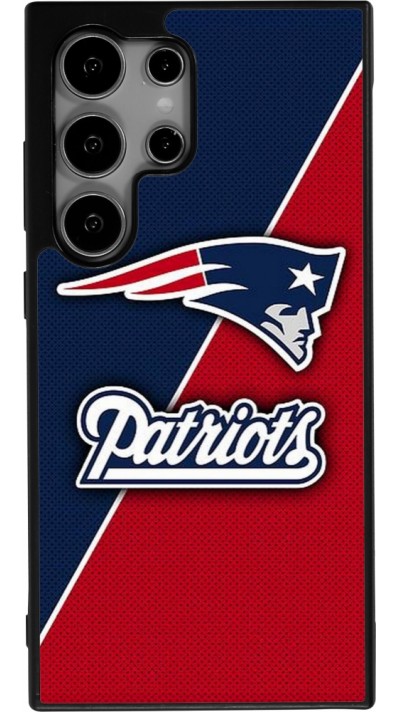 Samsung Galaxy S25 Ultra Case Hülle - Silikon schwarz Super Bowl 26 Patriots 1