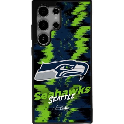 Samsung Galaxy S25 Ultra Case Hülle - Silikon schwarz Super Bowl 26 Seattle 2