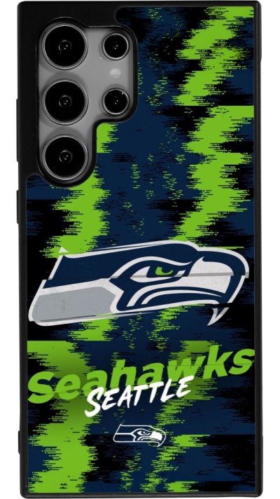 Samsung Galaxy S25 Ultra Case Hülle - Silikon schwarz Super Bowl 26 Seattle 2