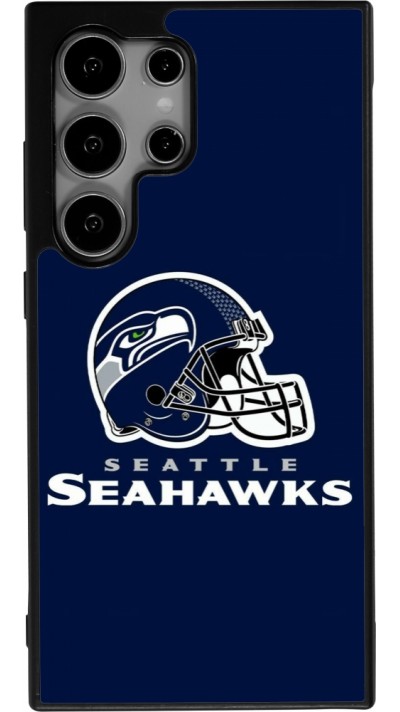 Samsung Galaxy S25 Ultra Case Hülle - Silikon schwarz Super Bowl 26 Seattle 3