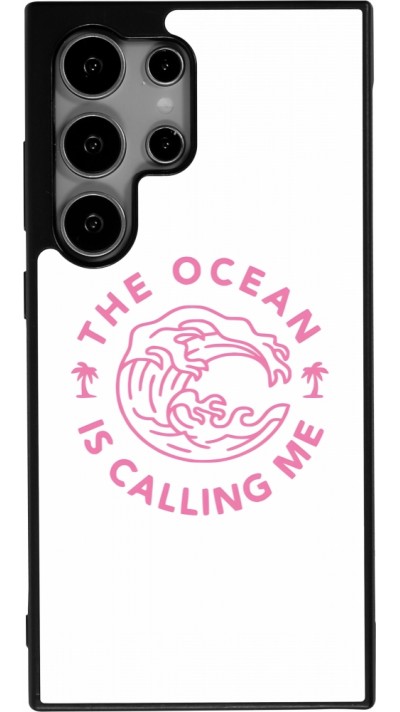 Samsung Galaxy S25 Ultra Case Hülle - Silikon schwarz The Ocean is calling me
