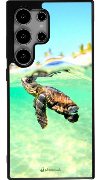 Samsung Galaxy S25 Ultra Case Hülle - Silikon schwarz Turtle Underwater
