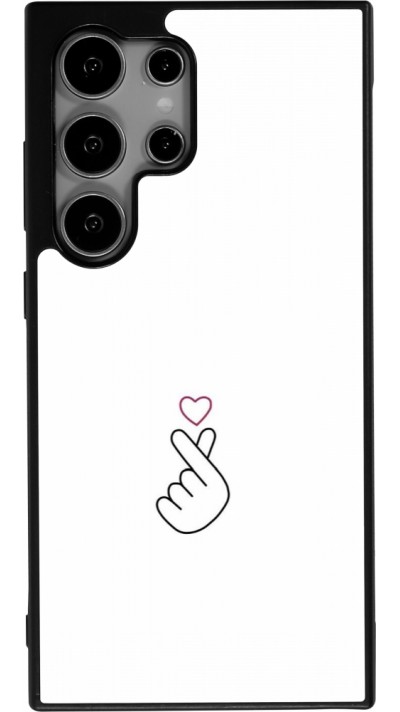 Samsung Galaxy S25 Ultra Case Hülle - Silikon schwarz Valentine 2024 heat by Millennials