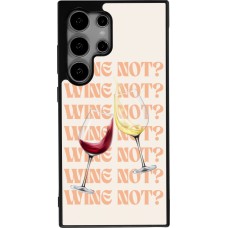 Samsung Galaxy S25 Ultra Case Hülle - Silikon schwarz Wine not