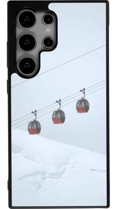 Samsung Galaxy S25 Ultra Case Hülle - Silikon schwarz Winter 22 ski lift